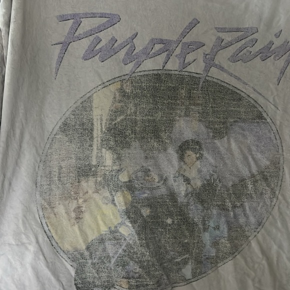 Prince thrashed stained distressed tattered holes zombie grunge band t shirt - Picture 7 of 13